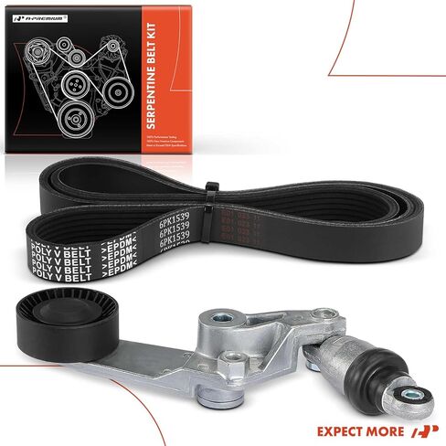 A-Premium Engine Serpentine Belt Drive Kit Compatible with Toyota Corolla 1998-2008, Matrix 2003-2008, Celica 2000-2005 & Chevrolet Prizm 1998-2000 - 1.8L in Saudi Arabia