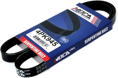 MOCA 4PK885 4PK945 EPDM أحزمة سيربنتين احترافية على شكل حرف V تناسب 1994-1997،1999-2005 لمازدا مياتا 1.8L (مع A/C وP/S) in Kuwait