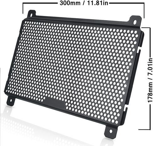 Z650 2017-2024 Motorcycle Radiator Grille Guard Protective Cover for Z650 Z650RS Ninja 650 Urban Tourer Performance 2021 2022 2023 2024 (Black) in Saudi Arabia