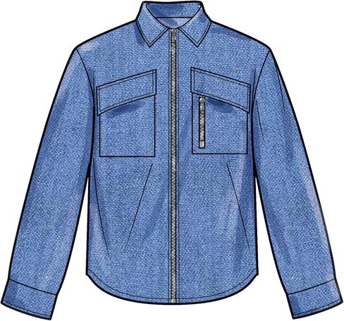 Simplicity SS3110AA Men's Relaxed Fit Shirts, Pull-on Shorts and Pull-on Pants Sewing Pattern Packet, Design Code S3110, Sizes 34-36-38-40-42 in Saudi Arabia