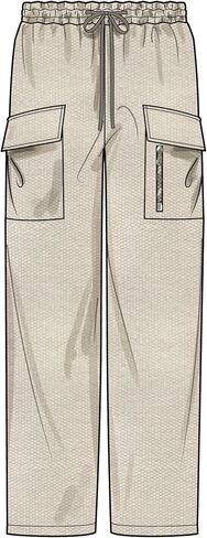 Simplicity SS3110AA Men's Relaxed Fit Shirts, Pull-on Shorts and Pull-on Pants Sewing Pattern Packet, Design Code S3110, Sizes 34-36-38-40-42 in Saudi Arabia