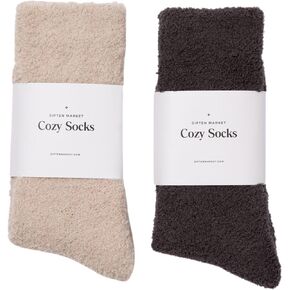 Women's Fuzzy Cloud Socks - Cozy, Comfy, and Luxuriously Soft Sleep Socks - Perfect Gifts for Warmth and Comfort
