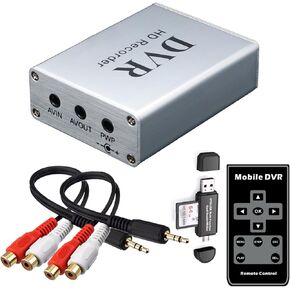 كاميرا سيارة ميني DVR مع قارئ بطاقة SD، مسجل فيديو رقمي في الوقت الحقيقي لبطاقة SD لكاميرا FPV Hi8 وكاميرا الفيديو DVD TV Box MPEG-4 CH1 in Kuwait