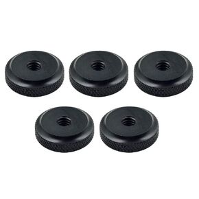 Dahszhi 5Pcs 25mm Diameter 1/4" Female Thumb Wheel Lock Nut Adapter