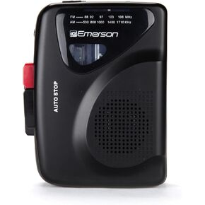 Emerson EPC-1000 Portable Cassette Player & Recorder with AM/FM Radio