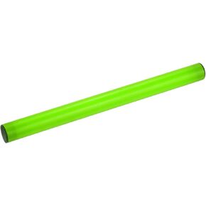 M METERXITY Junior Relay Track Baton - Smooth Plastic Hollow Tube with End Cap, Apply to Team Building/Relay Races/Athletics Sports Game (Green)