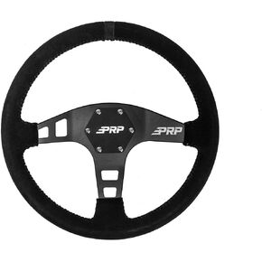 PRP Seats G220 Flat Suede Steering Wheel, Black