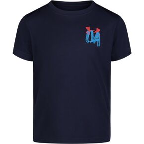 Under Armour Boys' Brushy Wordmark Short Sleeve Shirt (Little Big Kid)