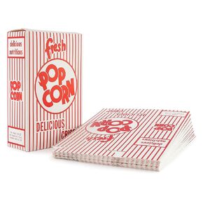 Snappy Popcorn 2E Close-Top Popcorn Box, 100/Case, 5 Pound