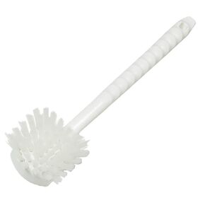 SPARTA 4050000 Nylon Utility Scrub Brush, Cleaning Brush, Utility Brush With Hanging Hole For Kitchen, Restaurant, Home , 20 Inches, White