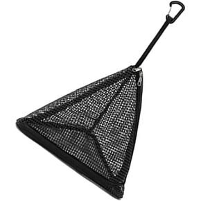 heyous Camping Dry Net, 30x45cm Camping Organizer Mesh Hanging Basket Net, PVC Triangle Hanging Bag with Hook for Outdoor Picnic Tableware Dishes Food Fruit in Saudi Arabia