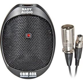 Nady CBM-40X Condenser Boundary Microphone Full Frequency Response For Recording Performances, Interviews, Courtroom Proceedings, Meetings, Conferences.