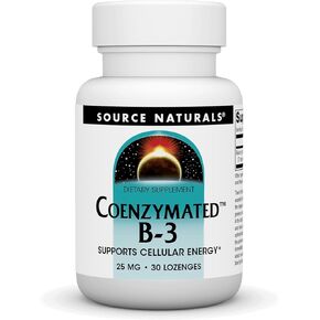 Source Naturals Coenzymated B-3 25MG, 30 Lozenges