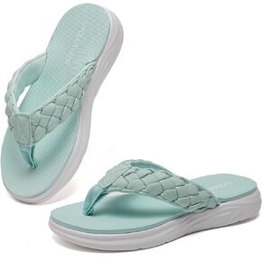 WateLves Girls Flip Flops Non-Slip Casual Thong Sandals Summer Sandal Shoes for Beach Swim Pool (Little Kid/Big Kid)