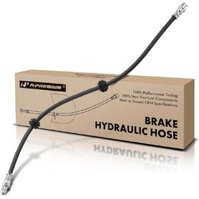 A-Premium Rear Driver or Passenger Brake Hydraulic Hose Compatible with Select Mercedes-Benz Models - C350, GL320, ML320, 2009, R320, R350, R500, R63 AMG - Replace# A2514200648