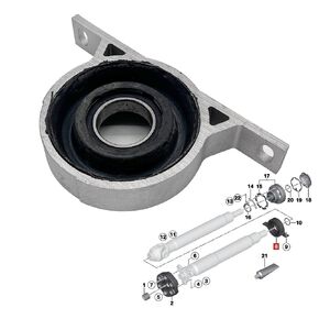Bomunik Driveshaft overrun Bearing Set of 2 for BMW Series 5, Series 6 (E60) 2002-2009,(E64) 2004-2004, (E64 Revised) 2006-2010,(E63) 2004-2006 Replacement #26127521856
