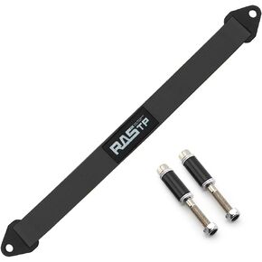 RASTP Limit Strap, Premium Quad Wrap Limit Strap Car Hauler Axle Straps Truck Wrecker Wheel Tie Down Strap with 10,000 Lb Webbing Strength (10 Inch,Black)