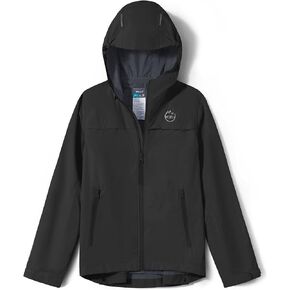 Willit Boys Rain Jackets Lightweight Waterproof Raincoats Hooded Windbreakers for Kids Cycling Outdoor