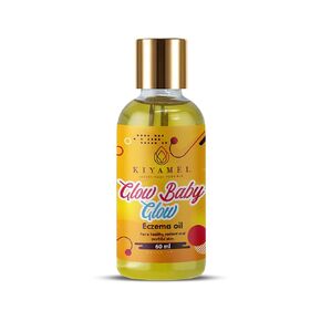 KIYAMEL Glow Baby Glow Eczema Relief High Performing Oil for Babies with mild to severe eczema, Scars, Rough and Dark Patches left due to Eczema, Mosquito bites, and other problematic Skin conditions