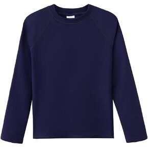 UMELOK Boys' Rashguard Tops Long Sleeve UPF 50+ Swim Shirt