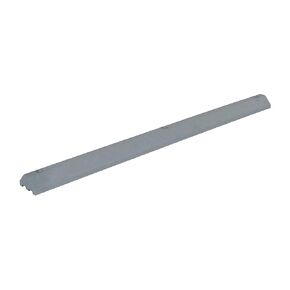Vestil CS-33-G Recycled Plastic Car Stop, 72" Length X 6" Width X 3.25" Height, Gray, Small