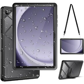 Waterproof Case for Samsung Galaxy Tab A9 Plus 11 Inch 5G 2023 Case,Built-in Screen Protector/Kickstand/Full-Body Shockproof Protective Cover for Tablet A9+ 11'' (SM-X210/X216/X218)