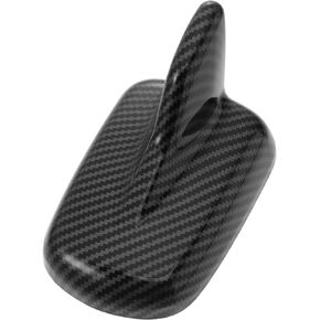 X AUTOHAUX Car Shark Fin Shape Radio Antenna Roof Decorate Aerial Cover Trim Exterior Decoration Carbon Fiber Pattern Black for Audi A4 A5 2017-2020