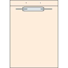 Tabbies Fileback Divider, Letter Size, 2" Capacity Fastener, 8-1/2"W x 11"H, Sturdy 11 pt. Manila Stock, 26360 (100 Pack)