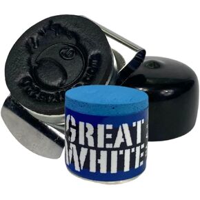 Outsville Great White Thresher Blue Chalk for Pool Cue Sticks Billiards - Starter Pack