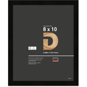 DEHA Design 16x20 Picture Frame Fontana White Wooden Frame with shatter resistant acrylic glass Horizontal and Vertical format for wall or tabletop with back easel