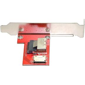NFHK PCI-Express 4.0 Slimline SAS SFF-8654 إلى HD SFF-8643 PCBA أنثى محول مع قوس