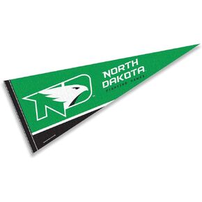 College Flags & Banners Co. North Dakota Fighting Hawks ND Hawk Logo Pennant