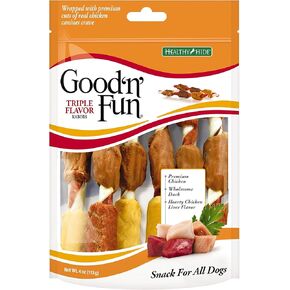 كباب جود آند فن بنكهة ثلاثية، مضغ من الجلد الخام، 6 قطع in Kuwait