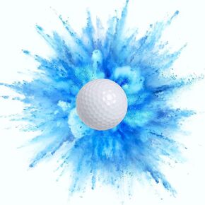 Exploding Trick Golf Balls + Gender Reveal Party Gag Gift for Golfers, Blue & Pink Exploding Golf Balls