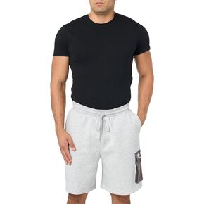 True Religion Men's Mix Media Cargo Shorts