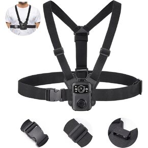 BOBLOV Dual Shoulder Mount, Body Worn Camera Vest Mount, for All Brand Body Cam, Wearable Body Camera Mount with Adjust Board for Law Enforcement, Collecting Evidence, Free Hands for Video Record