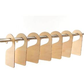 فواصل خزانة الأطفال الخشبية من SIWUCHYE - منظم جانبي لملابس الأطفال حديثي الولادة حتى 24 شهرًا - فواصل شماعات رائعة لديكور غرفة الأطفال لتنظيم غرفة طفلك الصغير من الفتيات أو الأولاد بسهولة (10 قطع) in Kuwait