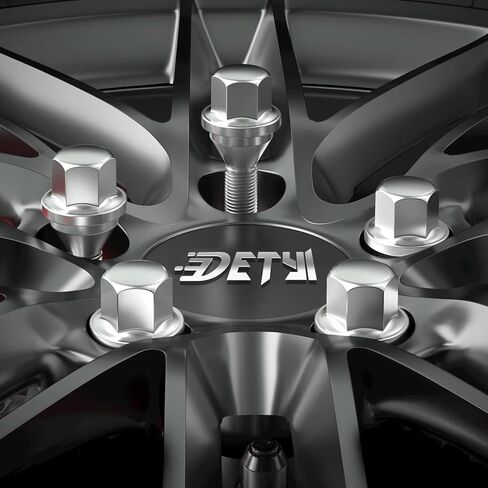 DETYI 20 قطعة M12x1.25 مسامير عروة العجلات، 19 مم سداسية 26 مم متوافقة مع 2014-2021 جيب شيروكي 2017-2021 جيب كومباس 2015-2022 رينيجيد 2012-2016 دودج دارت استبدال 6511051AA in Kuwait