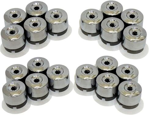 PAKCEEINC Wheel Lug Bolt Cap Set of 5pcs/20pcs for VW 7L6601173A (20pcs Set) in Kuwait