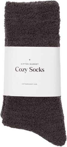 Women's Fuzzy Cloud Socks - Cozy, Comfy, and Luxuriously Soft Sleep Socks - Perfect Gifts for Warmth and Comfort in Saudi Arabia