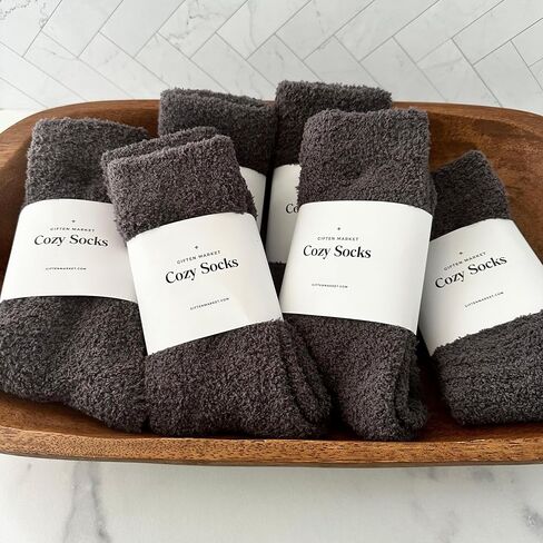 Women's Fuzzy Cloud Socks - Cozy, Comfy, and Luxuriously Soft Sleep Socks - Perfect Gifts for Warmth and Comfort in Saudi Arabia