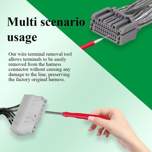 Kutyun 21PCS Terminal Removal Tool Kit, Pin Extractor Tool, Automotive Terminal Release Kit with Protective Box, Universal Wire Connector Electrical Pin Removal Tool for Most Car Household Devices in Saudi Arabia