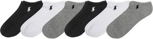 Polo Ralph Lauren womens Performance Cotton Low Cut Socks - 6 Pair Pack - Breathable Mesh & Sport Cushioning in Saudi Arabia