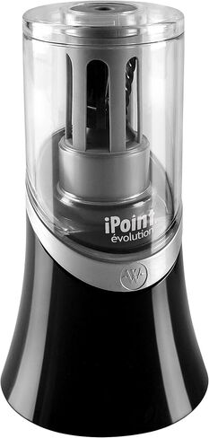 Westcott 14888 iPoint Evolution Electric Pencil Sharpener, Black and Silver in Saudi Arabia