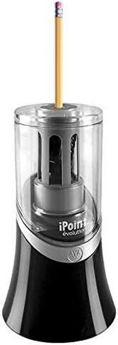 Westcott 14888 iPoint Evolution Electric Pencil Sharpener, Black and Silver in Saudi Arabia