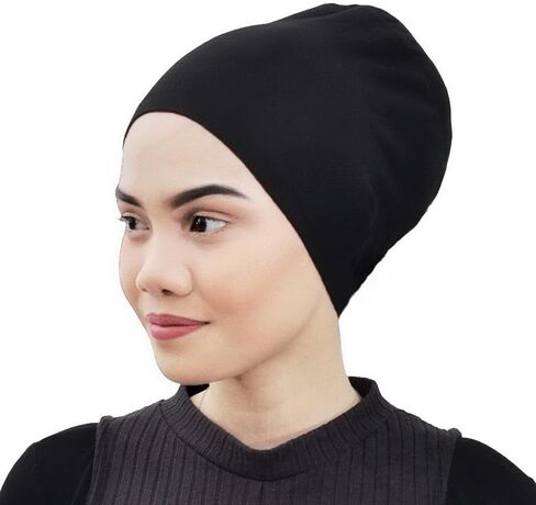 Silk Story Handmade Hijab Volumizer Cap Turban Under Scarf Bonnet Shawl Chemo Hair Head Cover Cotton in Saudi Arabia