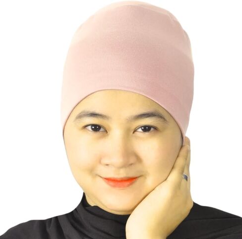 Silk Story Handmade Hijab Volumizer Cap Turban Under Scarf Bonnet Shawl Chemo Hair Head Cover Cotton in Saudi Arabia