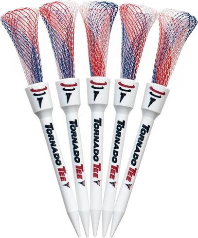 Tornado Tee Red White & Blue High Performance Golf Tee in Kuwait