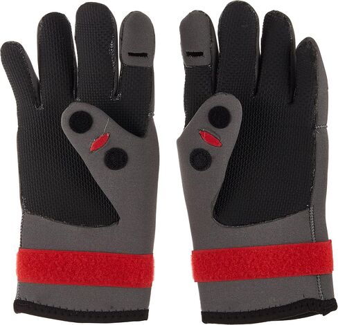 Berkley BTNFGG NEOPENE FISH GRIP GLOVES Neoprene Fishing Gloves, Grey in Saudi Arabia