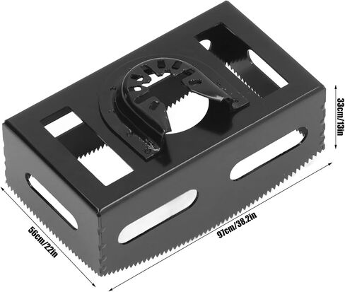 Rectangle Slot Cutter, Rectangle Saw Blade HSS Oscillating Saw Blade Safe Electric Box Slot Cutting Blades in Saudi Arabia